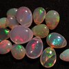 15pcs - AAAA - High Quality - Ethiopian Opal - Smooth Polished Pear Briolett Focal Drilled Amazing Colour Full Fire Size - 5 - 11 mm approx